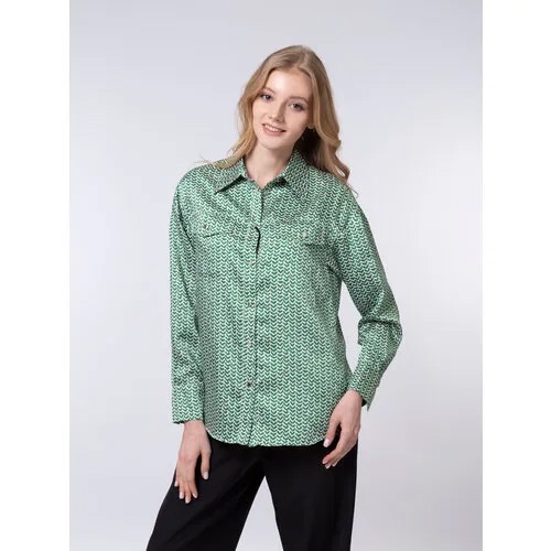 Блуза PennyBlack, размер 44, зеленый