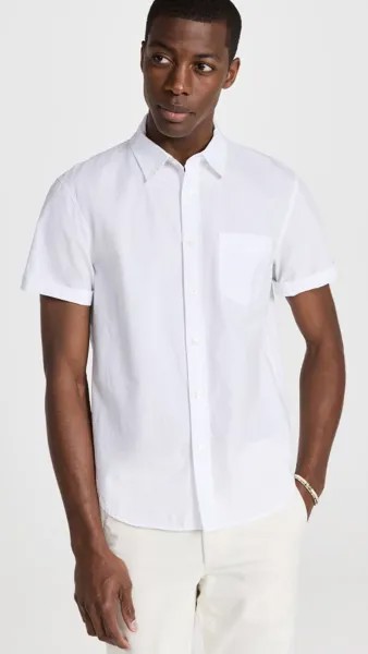 Рубашка Alex Mill Short Sleeve Mill, белый