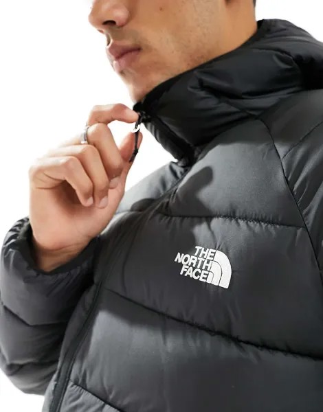 Черная синтетическая куртка-пуховик The North Face Lauerz