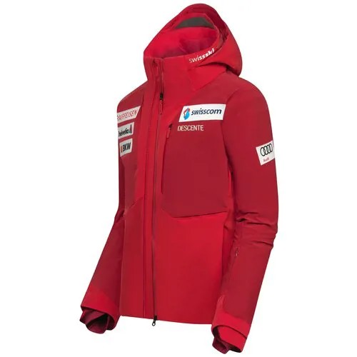 Куртка горнолыжная Descente 2020-21 S.I.O. Insulated jacket Swiss National Team Replica Dark red/Electric red (EUR:48)