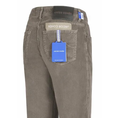Джинсы Jacob Cohen Вельветовые джинсы Jacob Cohen модель Bard, размер 34, коричневый