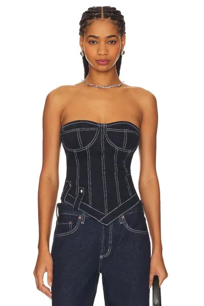 Топ superdown Kenny Bustier, цвет Denim