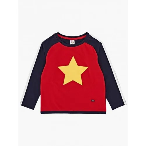 Лонгслив Mini Maxi, хлопок, размер 104, красный