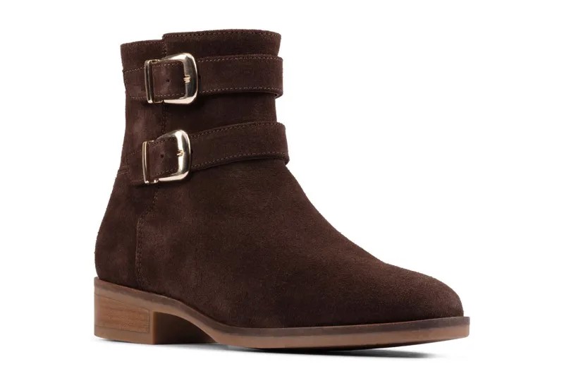 Полусапоги женские Clarks Pure Mid 26152945 коричневые 39 EU