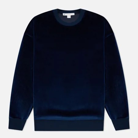 Мужская толстовка Y-3 Square Velvet Spacer Crew Neck, цвет синий, размер S