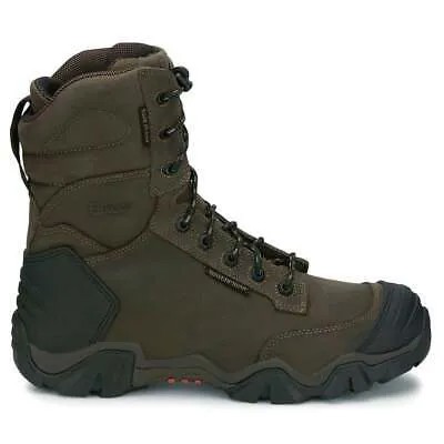 Chippewa Cross Terrain 8-дюймовый водонепроницаемый композитный Toe Work Mens Brown Work Saf