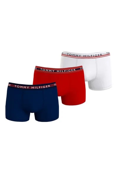 Боксеры из органического хлопка - 3 пары Tommy Hilfiger, красный