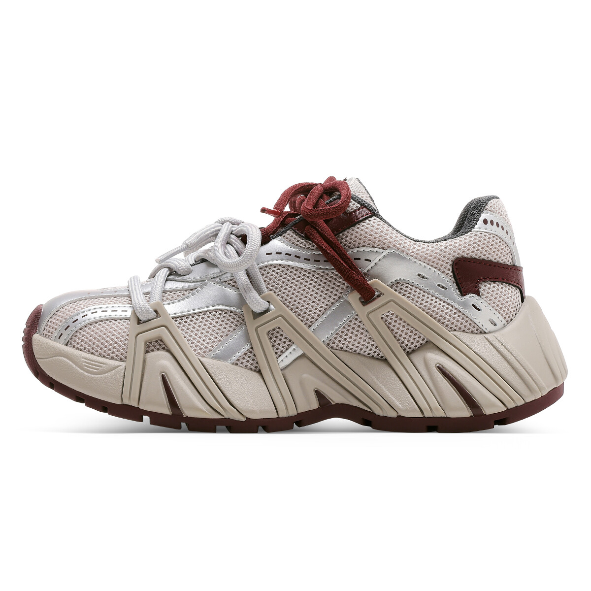 Кроссовки C°BANNER Chunky Sneakers Women's Low-top, красный