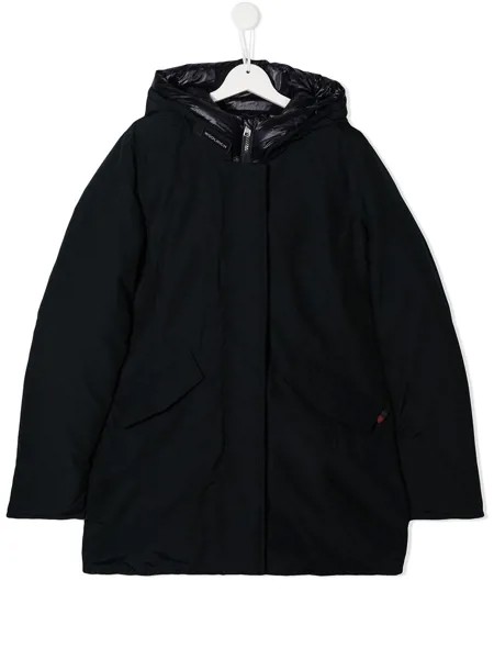 Woolrich Kids пуховик с капюшоном