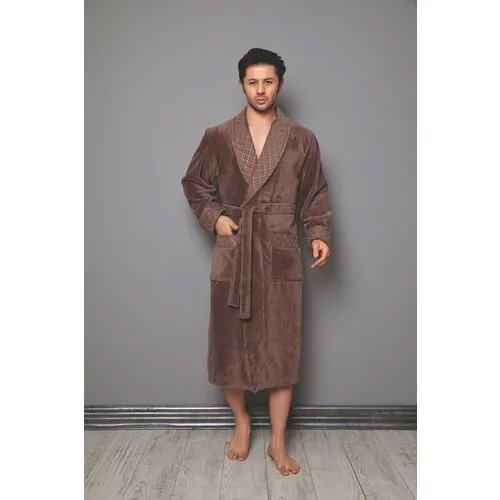 Халат Nusa, , размер XXXL, коричневый