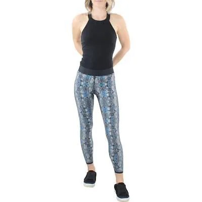 Cor Womens Blue Fitness Running Yoga Athletic Leggings L BHFO 1695