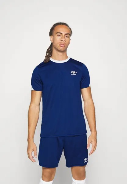 Футболка с принтом Total Training Umbro, цвет navy/white