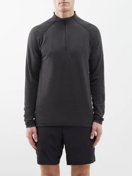 Толстовка из джерси metal vent tech 2.0 Lululemon, черный