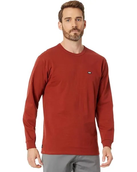 Футболка Vans Off The Wall Classic Custom Long Sleeve, цвет Burnt Henna
