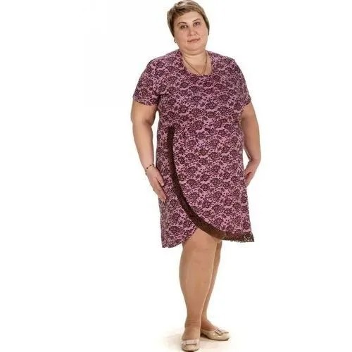 Сорочка  Натали, размер 60, фиолетовый