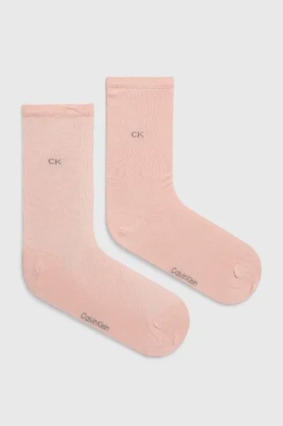 2 упаковки носков Calvin Klein, розовый