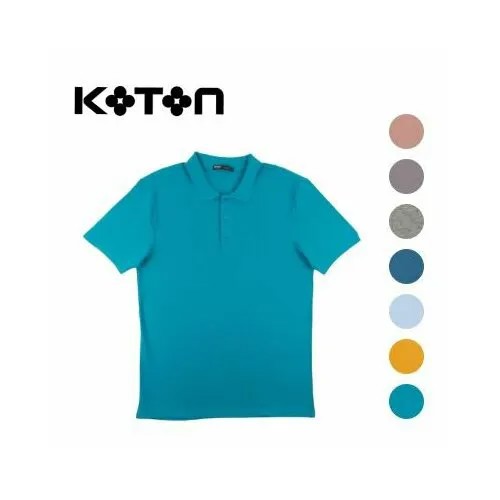 Поло KOTON, размер S, синий