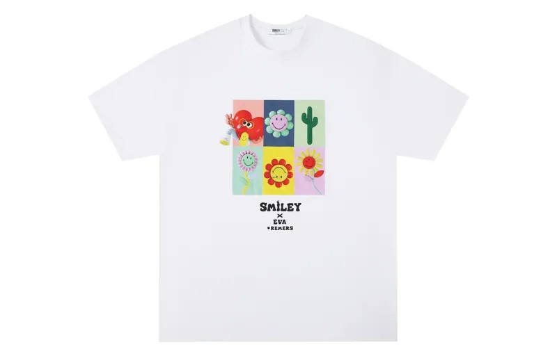 Футболка унисекс Smiley, цвет Apricot