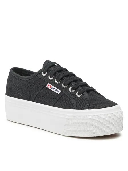 Кроссовки из ткани Superga, черный