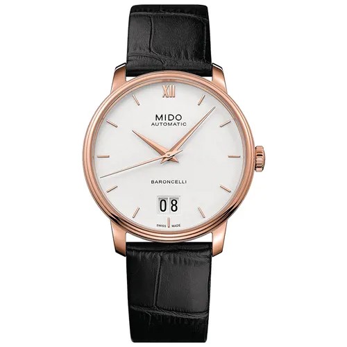 Наручные часы Mido Baroncelli, белый, золотой