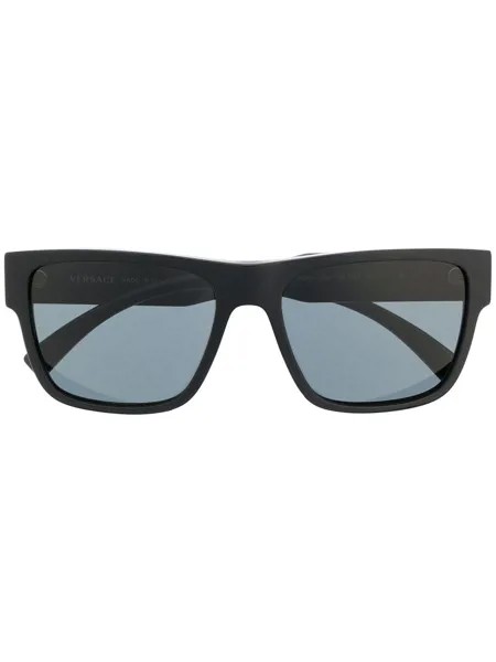 Versace Eyewear солнцезащитные очки в массивной оправе