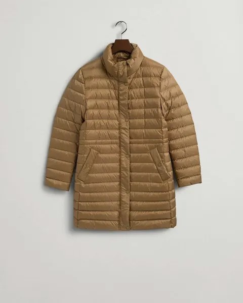 Пуховик Gant Mantel, цвет warm khaki