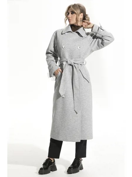 Пальто 7139-1 серый