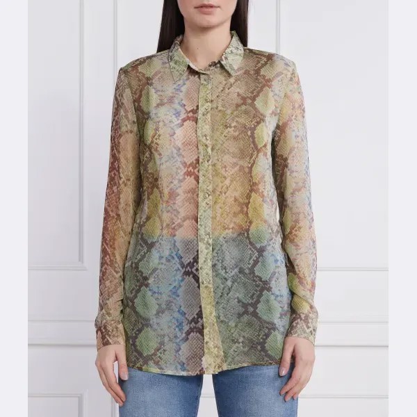 Рубашка стандартного кроя Guess, зеленый