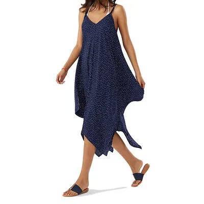 Платье-шарф Tommy Bahama Sea Swell, темно-синий, большой/X-Large