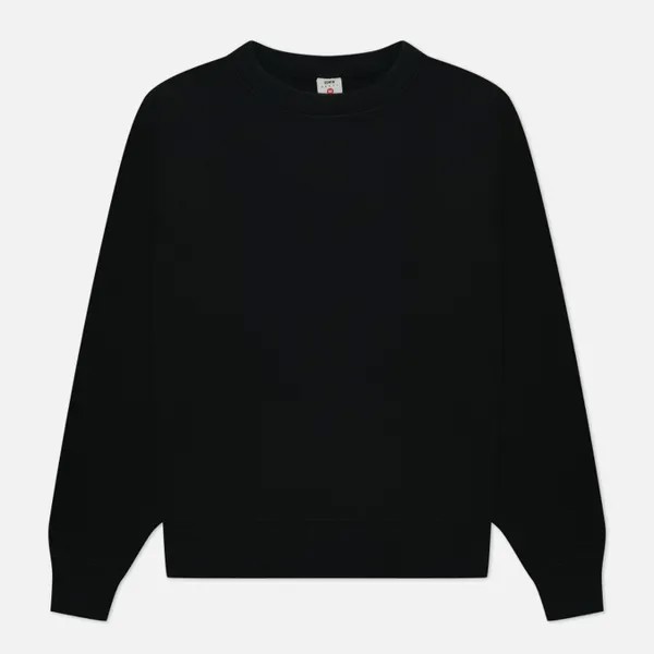 Мужская толстовка Edwin Raglan-Sleeve Crew Neck чёрный, Размер S