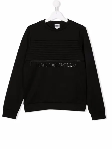 Karl Lagerfeld Kids толстовка с логотипом
