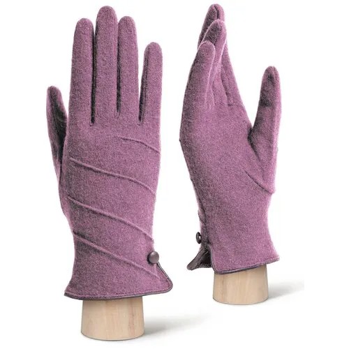 Перчатки LABBRA, размер 7, розовый, бордовый