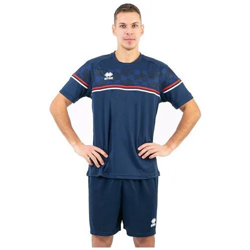 Футболка волейбольная мужская ERREA FM870C02060 DIAMANTIS S/S AD синий полиэстер цвет синий размер 2XL