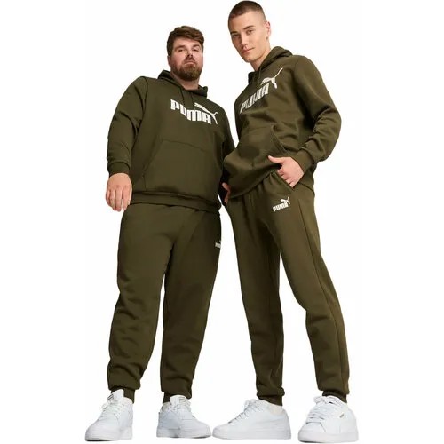 Брюки спортивные PUMA Essentials Logo Pants cl (s), размер XS, хаки