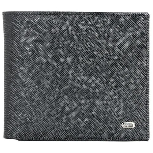 Портмоне Petek 1855 2171.174.01, фактура тиснение, черный