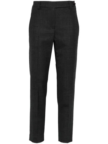 Brunello Cucinelli брюки с декором Monili, серый