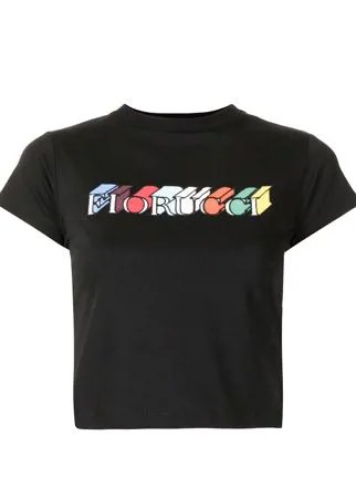 Fiorucci укороченная футболка с 3D логотипом