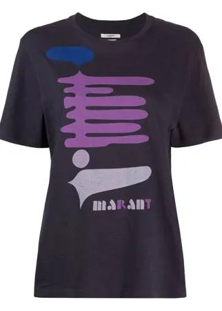 Isabel Marant Étoile футболка с графичным принтом