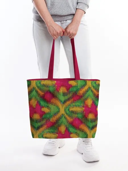 Текстильная женская сумка на молнии для пляжа и фитнеса bsz_414050 JoyArty