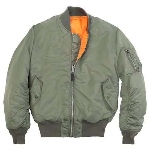 Куртка бомбер Alpha Industries Ma-1 Flight Jacket, sage green (размер: xxxl, российский размер: 56)