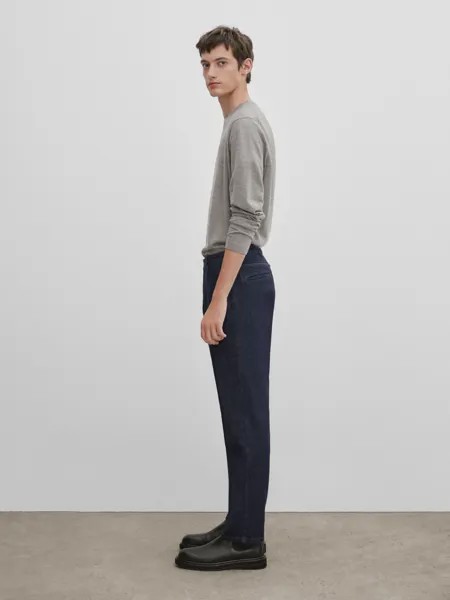 Джинсы прямого кроя Massimo Dutti, индиго
