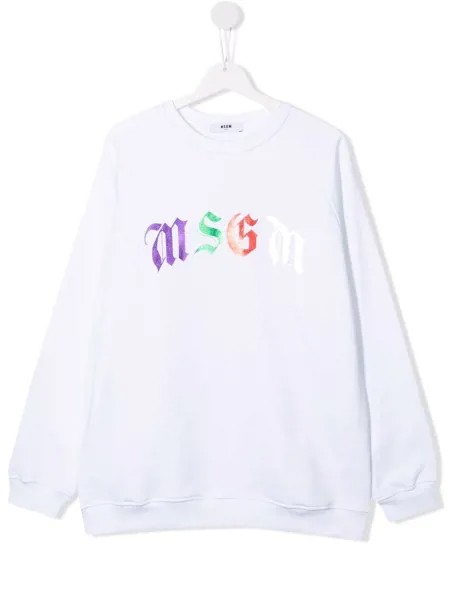 MSGM Kids толстовка с логотипом