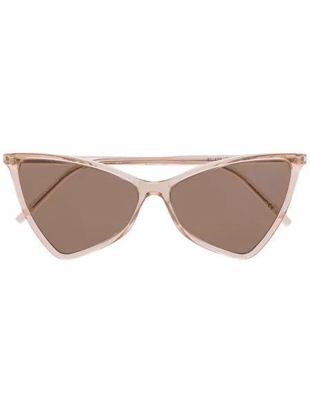 Saint Laurent Eyewear солнцезащитные очки в оправе 'кошачий глаз'