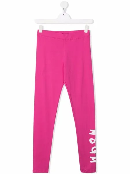 MSGM Kids спортивные брюки с логотипом