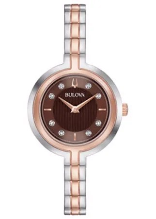 Японские наручные  женские часы Bulova 98P194. Коллекция Rhapsody
