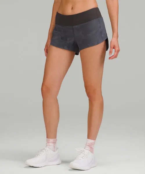Шорты Speed Up с низкой посадкой на подкладке Lululemon