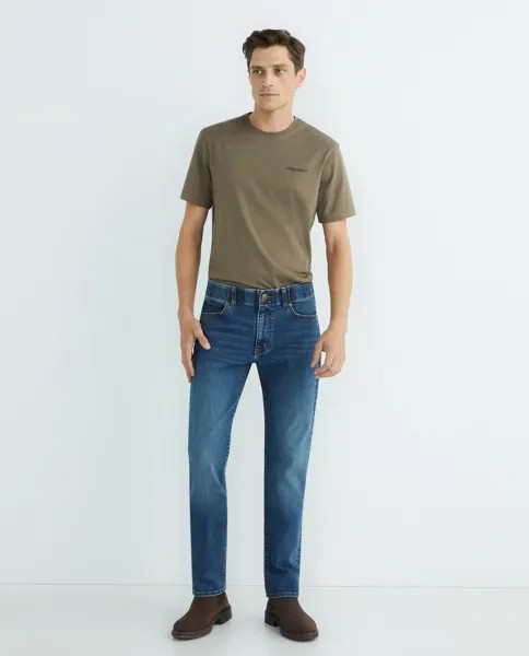 Мужские джинсы с пятью карманами приталенного кроя Extreme Motion MVP Lee, синий