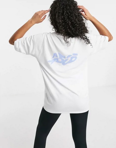 Oversized-футболка с логотипом ASOS 4505-Белый