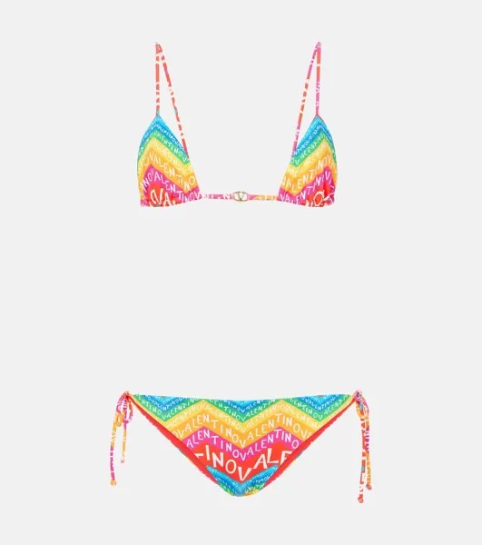 Бикини Valentino Chevron 24 Valentino, мультиколор