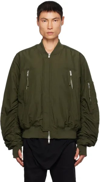 Зеленый бомбер M J 63 Hunt thom/krom